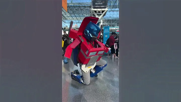 Optimus prime at ComiCon NYC￼ ❤️‍🔥
