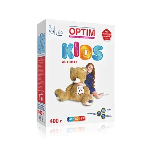 Barhim Детский Порошок стиральный Optim Kids Automat 400 г