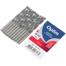 Сверло по металлу, ЦХ 6 мм Optim 10 шт/уп